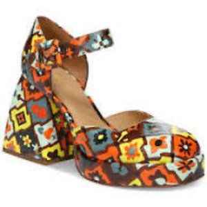 Circus By Sam Edelman Karlie Printed Platform Mary Jane Size 9